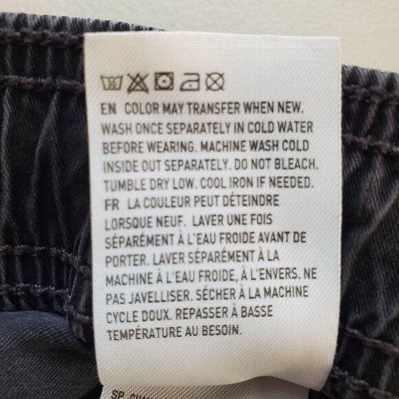 AMERICAN EAGLE 1977 SZ L Men's Flex Casual Cotton blend Jogger Pants in Black - Picture 9 of 11